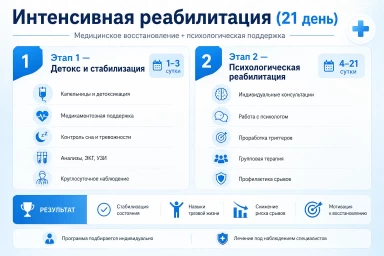 Реабилитация за 21 день в Бердянске